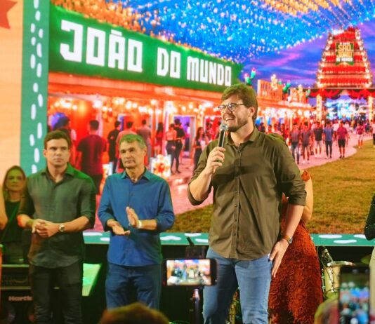 Bruno destaca impacto econômico e modelo sem recursos públicos no lançamento d’O Maior São João do Mundo 2026
