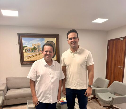 Olimpio Oliveira se reúne com Lucas Ribeiro e discute pautas relevantes para Campina Grande